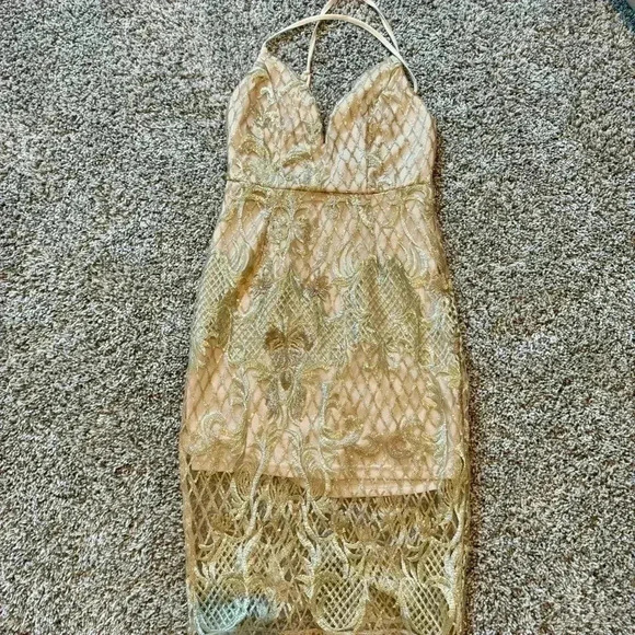 Embroidered Midi Dress - Picture 1 of 5